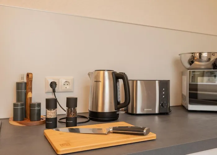 Maremar - Style Apartment Im Zentrum - Luxus Boxspringbett - Kueche - Arbeitsplatz - Highspeed Wlan