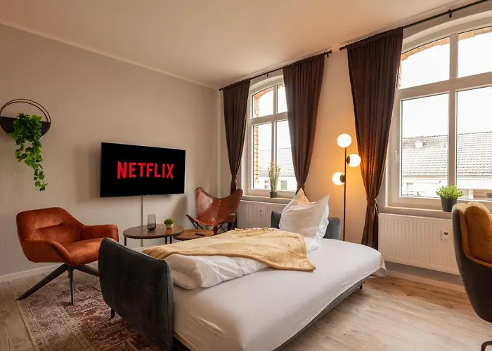Maremar - Style Apartment Im Zentrum - Luxus Boxspringbett - Kueche - Arbeitsplatz - Highspeed Wlan