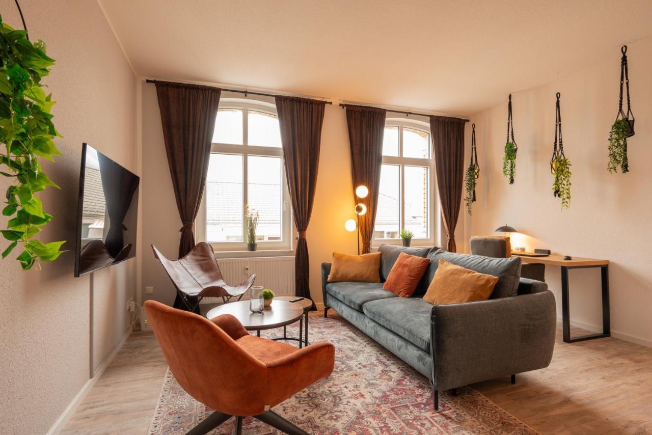 Maremar - Style Im Zentrum - Luxus Boxspringbett - Kueche - Arbeitsplatz - Highspeed Wlan Gera